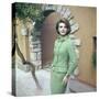 Sylva Koscina Wearing a Green Suit-Marisa Rastellini-Stretched Canvas