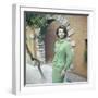 Sylva Koscina Wearing a Green Suit-Marisa Rastellini-Framed Photographic Print