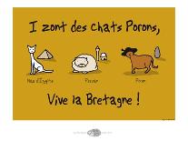 Oc'h oc'h. - Les chats Porons-Sylvain Bichicchi-Art Print