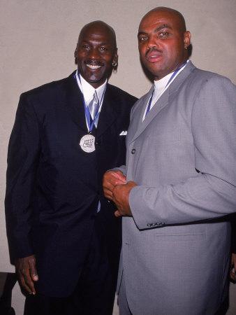 Basketball Players Michael Jordan and Charles Barkley at Great Sports  Legend Dinner' Premium Photographic Print - Sylvain Gaboury | AllPosters.com