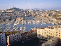 Cityscape of the Port of Marseille, France-Sylvain Grandadam-Photographic Print