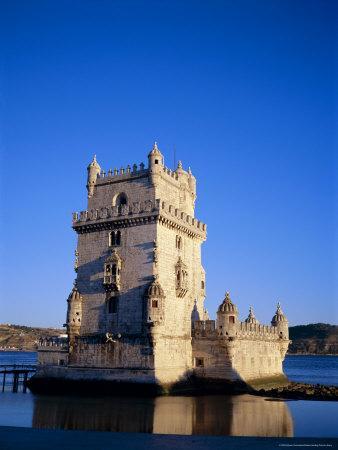 Torre De Belem (Tower of Belem), Built 1515-1521 on Tagus River, Lisbon, Portugal