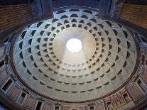 Interior of the dome on the Pantheon in Rome-Sylvain Sonnet-Photographic Print