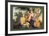 Sylvan Cellist-null-Framed Premium Giclee Print