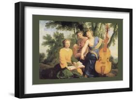 Sylvan Cellist-null-Framed Art Print