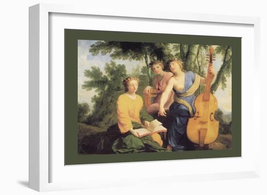 Sylvan Cellist-null-Framed Art Print