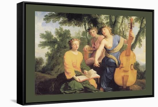 Sylvan Cellist-null-Framed Stretched Canvas