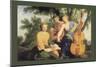 Sylvan Cellist-null-Mounted Premium Giclee Print