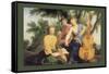 Sylvan Cellist-null-Framed Stretched Canvas