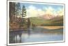 Sylvan Lake and Top Notch Peak-null-Mounted Art Print