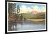 Sylvan Lake and Top Notch Peak-null-Framed Art Print