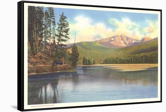 Sylvan Lake and Top Notch Peak-null-Framed Stretched Canvas