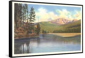 Sylvan Lake and Top Notch Peak-null-Framed Stretched Canvas