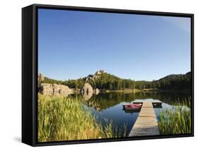 Sylvan Lake, Black Hills National Forest, Custer State Park, South Dakota-Michele Falzone-Framed Stretched Canvas