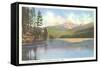 Sylvan Lake, Cody Road, Yellowstone National Park-null-Framed Stretched Canvas