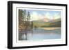 Sylvan Lake, Cody Road, Yellowstone National Park-null-Framed Art Print