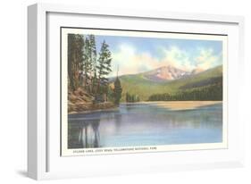 Sylvan Lake, Cody Road, Yellowstone National Park-null-Framed Art Print