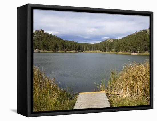 Sylvan Lake, Custer State Park, Black Hills, South Dakota, United States of America, North America-Pitamitz Sergio-Framed Stretched Canvas