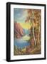 Sylvan Mountain Scene-Found Image Press-Framed Giclee Print