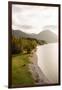 Sylvenstein Reservoir, Isar Valley, Bavaria, GER: Sunset Viewed From Bridge Crossing The Reservoir-Axel Brunst-Framed Photographic Print