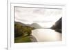 Sylvenstein Reservoir, Isar Valley, Bavaria, Germany: Sunset Viewed From Bridge Crossing Reservoir-Axel Brunst-Framed Photographic Print