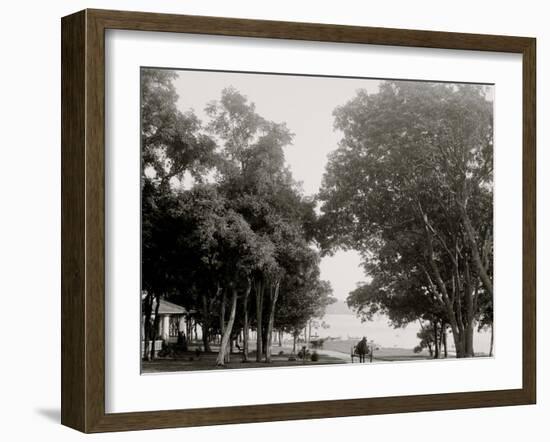 Sylvester Avenue, Manhansett I.E. Manhasset, Shelter Island, N.Y.-null-Framed Photo