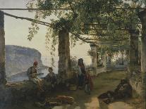 Terrazza in Sorrento, Near Naples, 1826-Sylvester Feodosiyevich Shchedrin-Mounted Giclee Print