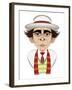 Sylvester McCoy as Doctor Who - caricature-Neale Osborne-Framed Giclee Print