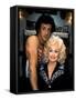 Sylvester Stallone and Dolly Parton RHINESTONE, 1984 directed by BOB CLARK (photo)-null-Framed Stretched Canvas