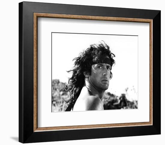 Sylvester Stallone, Rambo III (1989)-null-Framed Photo