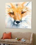 Regard inquiet du loup-Sylvia Audet-Loft Art