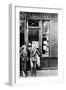 Sylvia Beach and Ernest Hemingway in Front of Shakespeare and Company Bookshop, C.1928-null-Framed Photographic Print