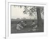 Sylvia Brooke, Arthur Brodrick and Judy Smith at Prince Obaidullah's Picnic, January 1912-English Photographer-Framed Photographic Print