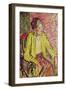 Sylvia (Oil on Canvas)-Harold Gilman-Framed Giclee Print