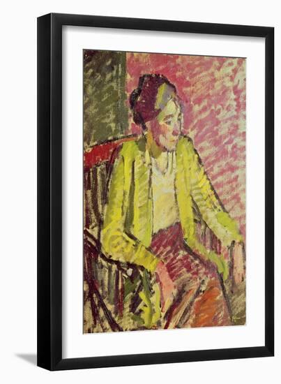 Sylvia (Oil on Canvas)-Harold Gilman-Framed Premium Giclee Print