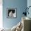 Sylvia Pankhurst Sitting at Her Desk Writing a Letter-null-Framed Photographic Print displayed on a wall