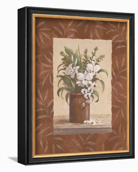 Sylvia's Orchids I-Vivian Flasch-Framed Art Print