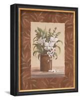 Sylvia's Orchids I-Vivian Flasch-Lamina Framed Art Print