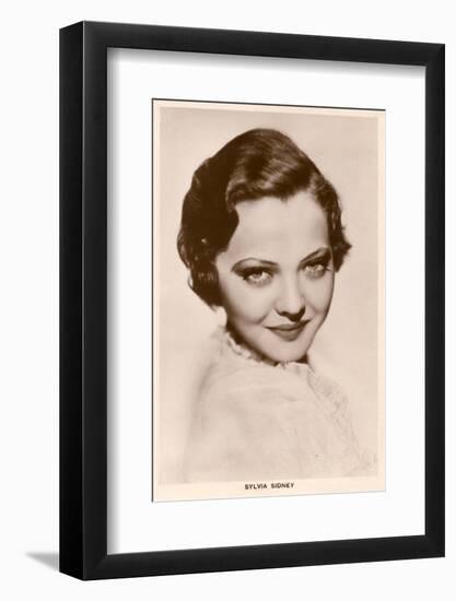 Sylvia Sidney, Postcard-null-Framed Photographic Print