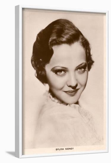 Sylvia Sidney, Postcard-null-Framed Photographic Print