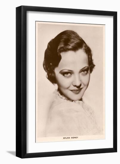 Sylvia Sidney, Postcard-null-Framed Photographic Print