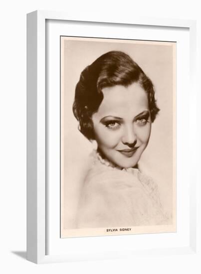 Sylvia Sidney, Postcard-null-Framed Photographic Print