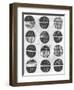 Symbol Imprint I-June Vess-Framed Art Print