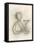 Symbol & in Pen-Morgan Yamada-Framed Stretched Canvas