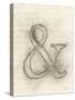 Symbol & in Pen-Morgan Yamada-Stretched Canvas