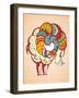 Symbol of New Year-worksart-Framed Art Print