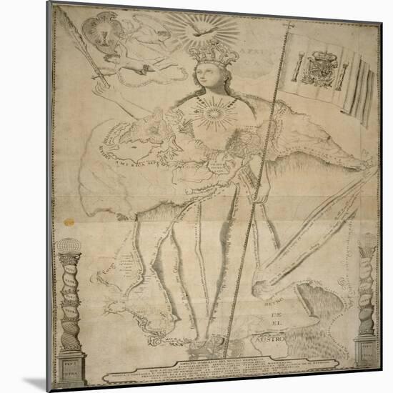 Symbolic Aspect Of The Hispanic World, 1761-null-Mounted Giclee Print