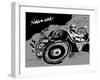 Symbolic Image of an Old Sports Car-Dmitriip-Framed Art Print