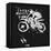 Symbolic Image of the Bike for Motocross-Dmitriip-Framed Stretched Canvas