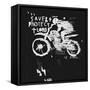 Symbolic Image of the Bike for Motocross-Dmitriip-Framed Stretched Canvas